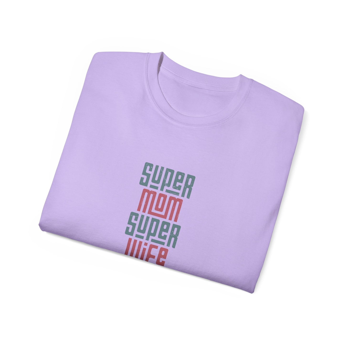 Super Mom Super Wife Super Tired Tee, Funny T-Shirt for Moms, Mother's Day Gift, Self-Care Shirt, Unisex Cotton Tee, Casual Wear - MaisonThreadory