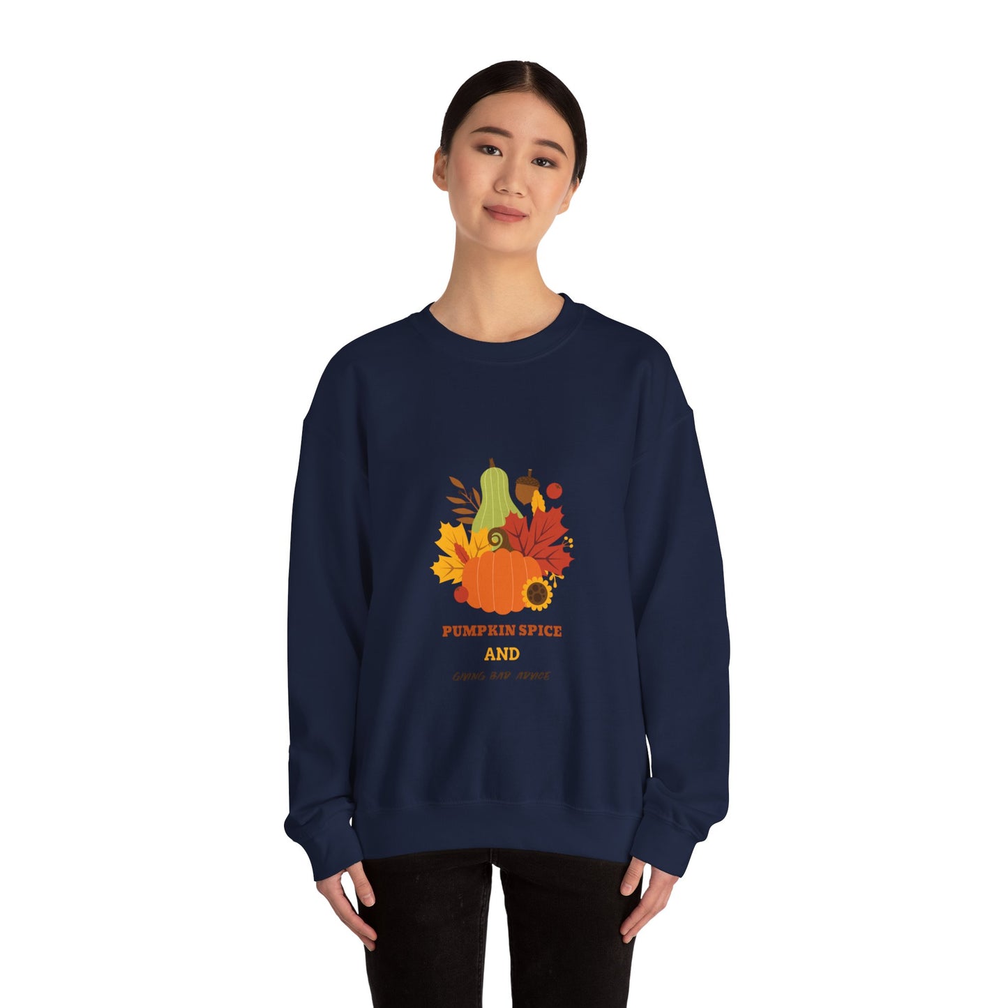 Fall Sweatshirt, Autumn Pullover, Cozy Jumper, Seasonal Crewneck, Unisex Sweater, Warm Top - MaisonThreadory