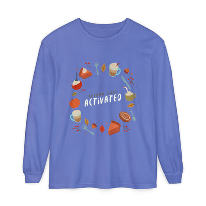 Autumn Vibes Long Sleeve T-Shirt, Cozy Fall Shirt, Unisex Fall Apparel, Thanksgiving Gift, Seasonal Fashion - MaisonThreadory