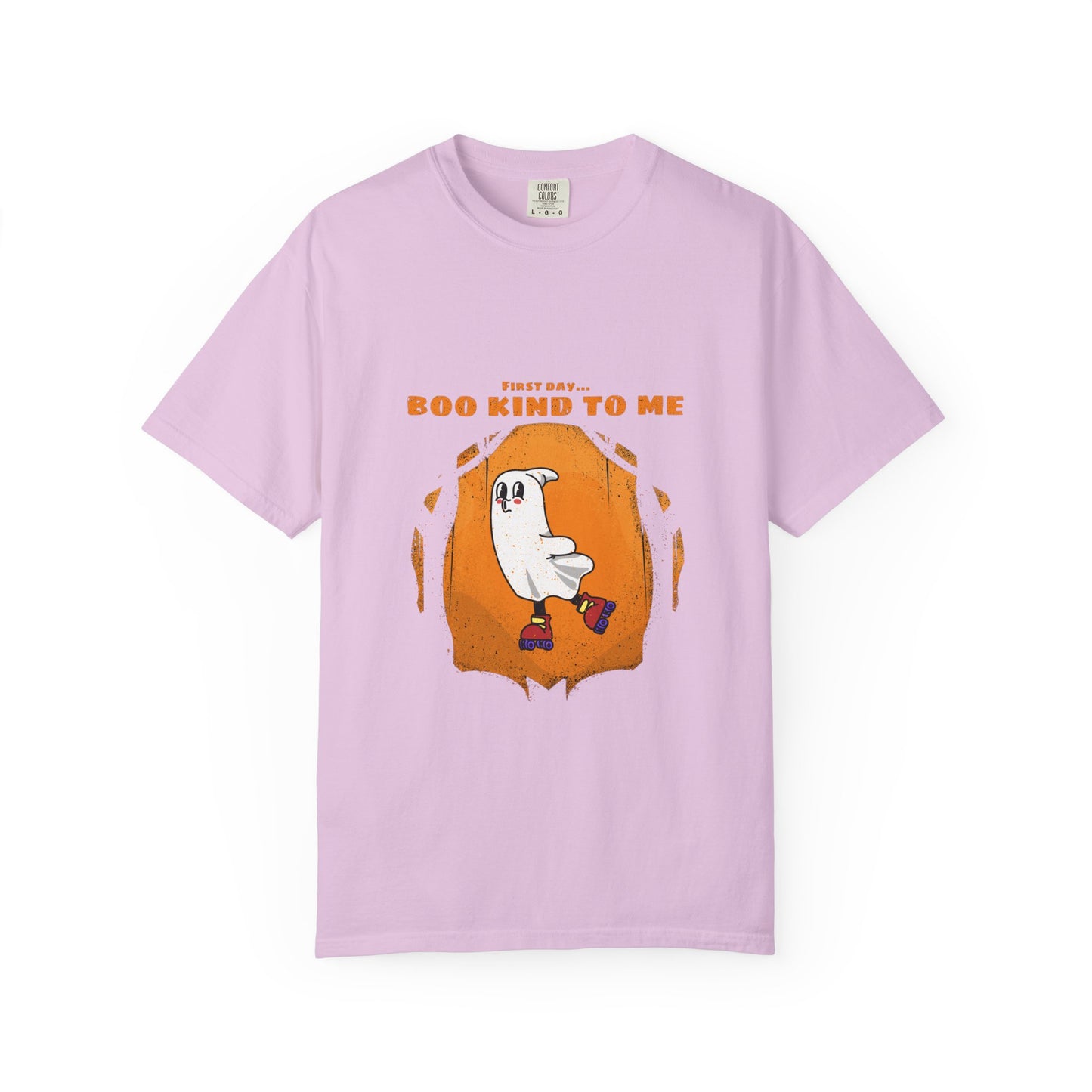 Playful Message T-Shirt: Boo Kind To Me, Funny Graphic Tee, Unisex Cotton Top, Casual Wear, Gift for Friends - MaisonThreadory