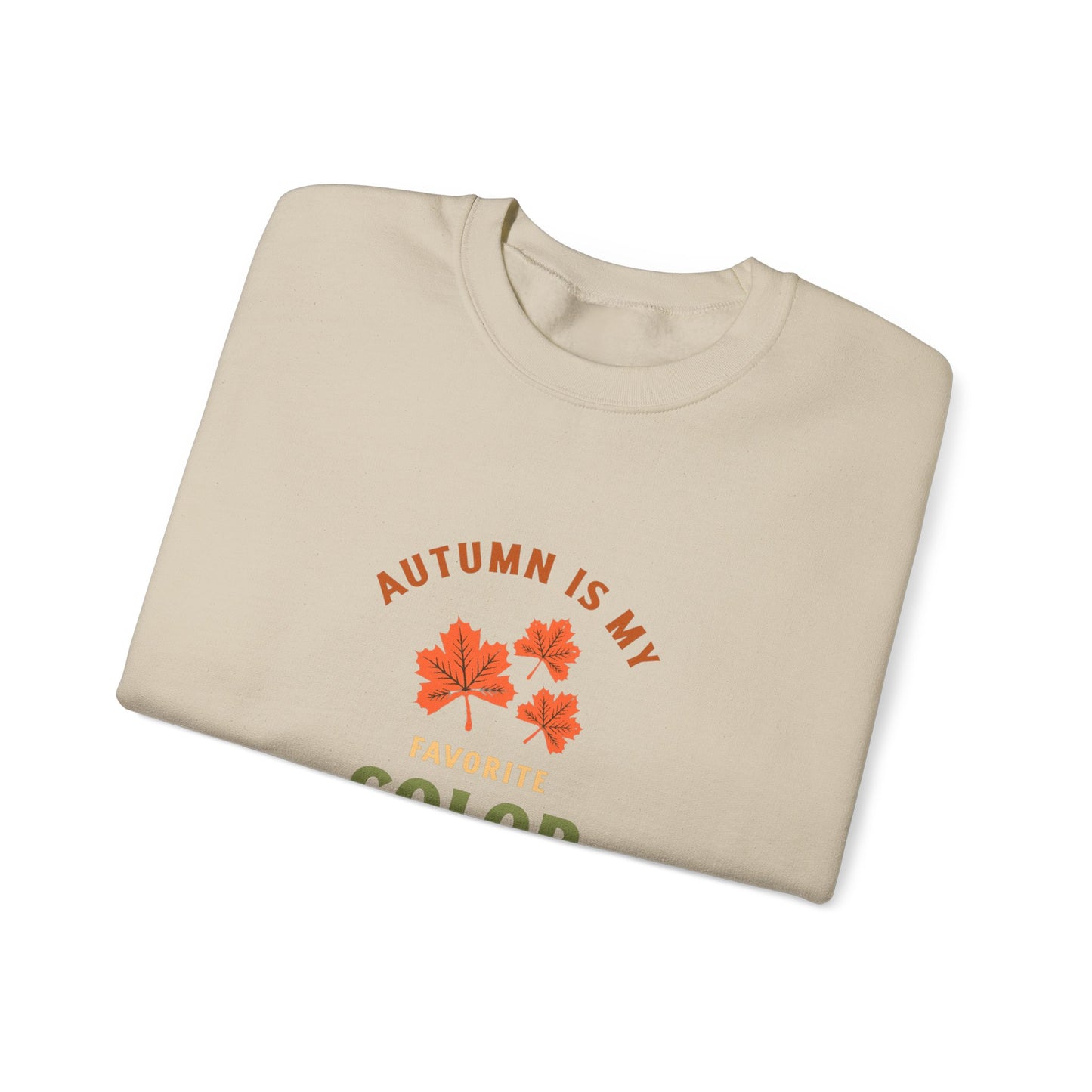 Autumn-Inspired Unisex Crewneck Sweatshirt - Cozy Fall Apparel, Gift for Her, Birthday Present, Family Gathering, Seasonal Fashion - MaisonThreadory