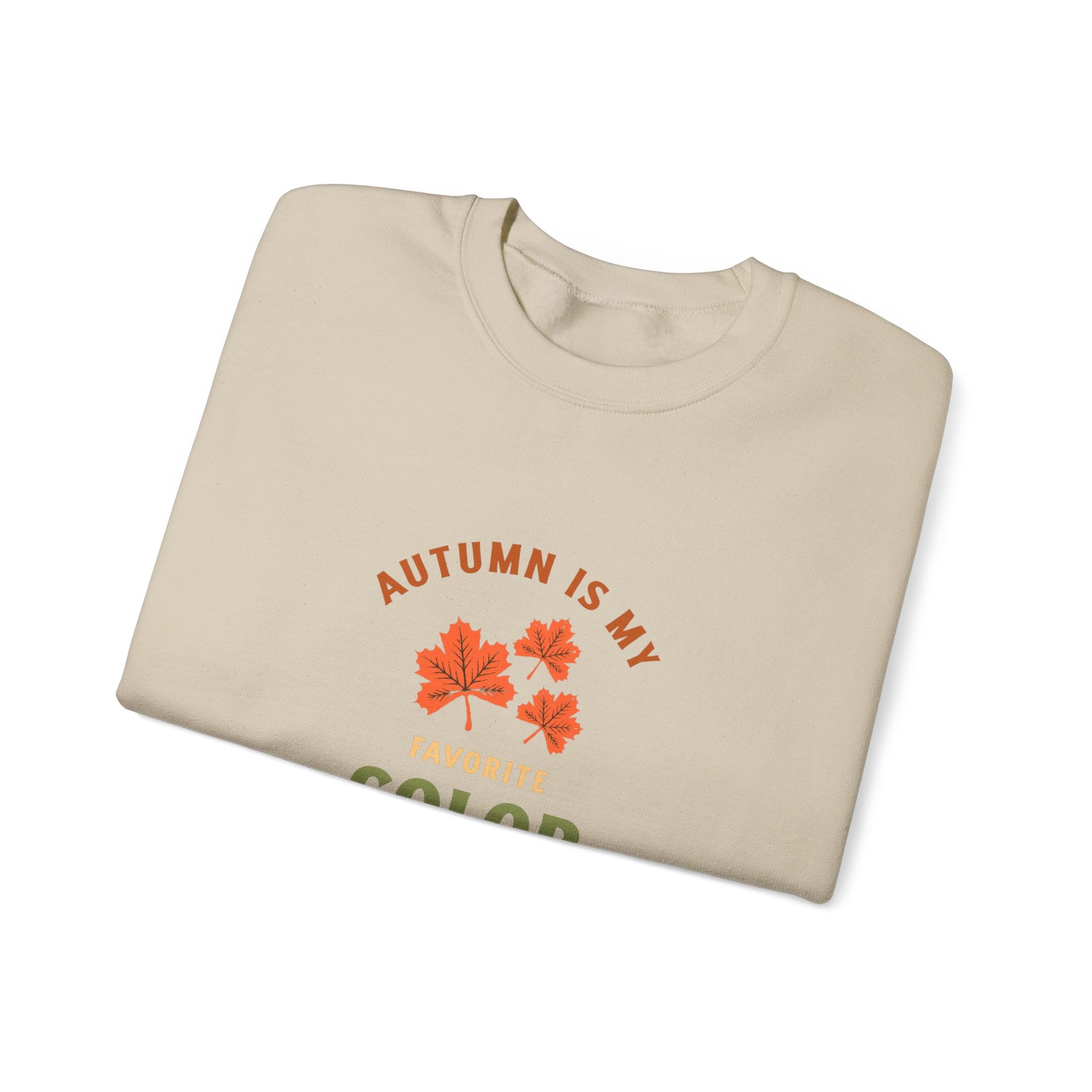 Autumn-Inspired Unisex Crewneck Sweatshirt - Cozy Fall Apparel, Gift for Her, Birthday Present, Family Gathering, Seasonal Fashion - MaisonThreadory