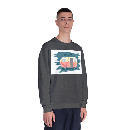 Van Life Sweatshirt, Cozy Crewneck for Adventure Lovers, Travel Apparel for Road Trips, Perfect Gift for Campers & Van Enthusiasts - MaisonThreadory