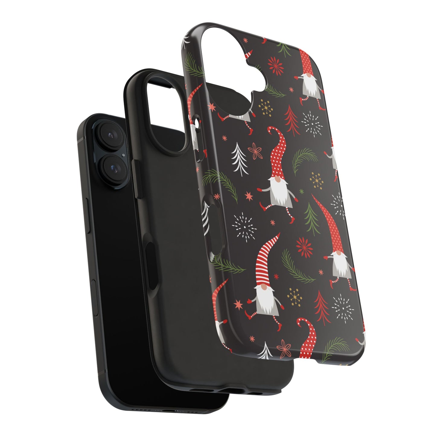 Gnomes & Holiday Cheer Tough Phone Cases, Cute Phone Accessories, Holiday Gift, Gnome Phone Cover, Festive Phone Protection, Winter Decor