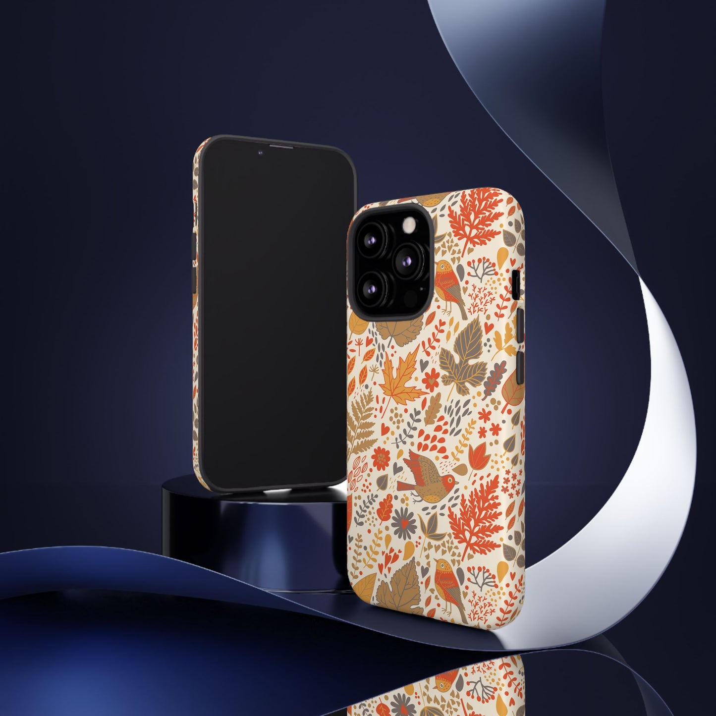 Floral Phone Case - Tough Cases for Nature Lovers, Stylish Cover, Nature-Themed Gift, Phone Accessories, Fall Aesthetic