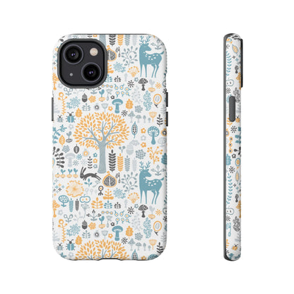 Nature-Inspired Phone Case, Durable Protective Cover, Bohemian Phone Accessory, Symbol of Strength, Eco-Friendly Gift