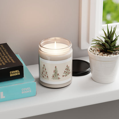 Christmas Tree Soy Candle — 9oz Scented Holiday Candle