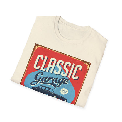 Classic Garage Vintage T-Shirt, Car Lovers Gift, Retro Car Tee, Father's Day Shirt, Classic Auto Enthusiast Apparel