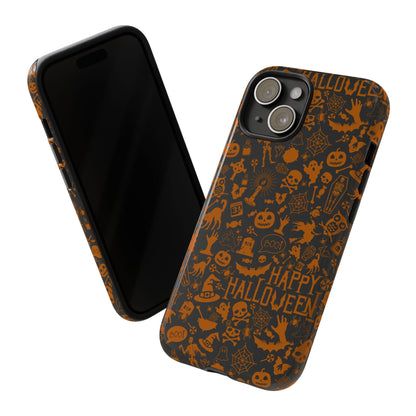Halloween Phone Case, Tough Cases with Spooky Design, Trick or Treat Accessories, Perfect for Halloween Decor, Gift for Halloween Lovers