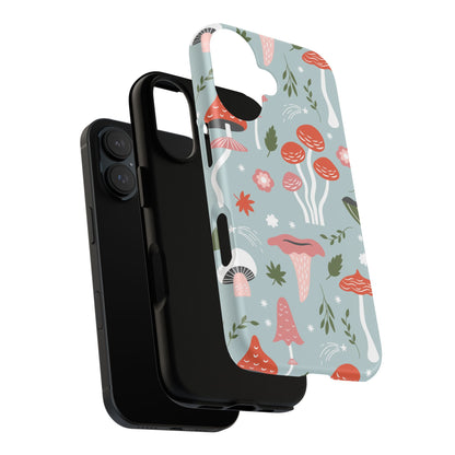 Whimsical Mushroom Phone Case, Cute Floral Smartphone Cover, Unique Gift for Nature Lovers, Trendy Tech Accessory, Eco-friendly Case