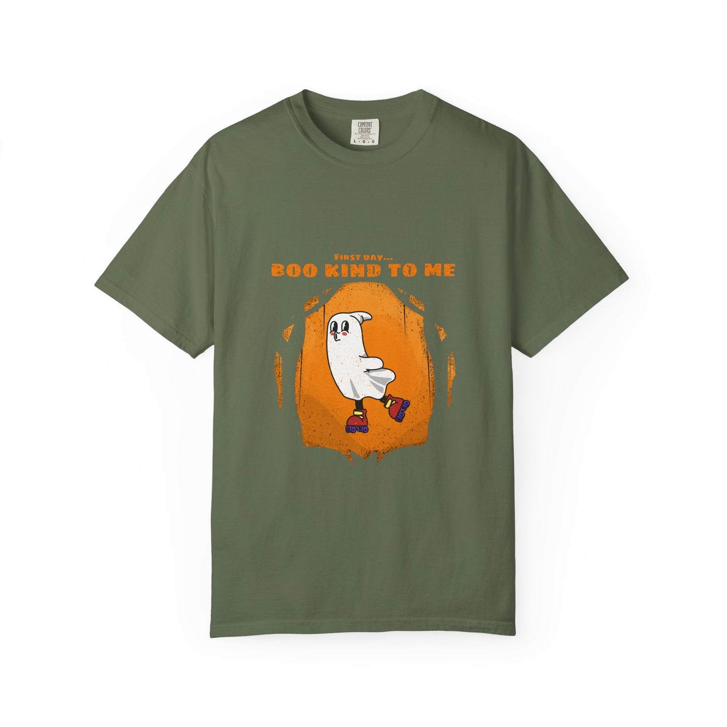 Playful Message T-Shirt: Boo Kind To Me, Funny Graphic Tee, Unisex Cotton Top, Casual Wear, Gift for Friends - MaisonThreadory