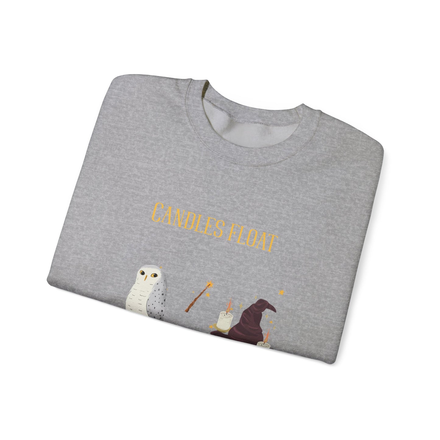 Whimsical Owl Crewneck Sweatshirt, Cozy Fall Apparel, Gift for Nature Lovers, Halloween Sweater, Cute Animal Sweatshirt - MaisonThreadory