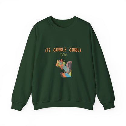 Thanksgiving Vibe Crewneck Sweatshirt, Fall Fashion, Unisex Sweatshirt, Cozy Gift for Her, Autumn Apparel, Holiday Wear - MaisonThreadory