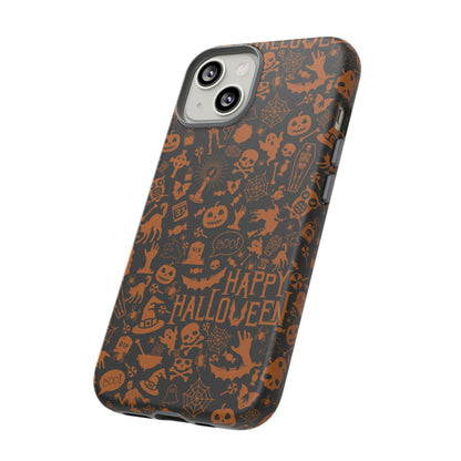 Halloween Phone Case, Tough Cases with Spooky Design, Trick or Treat Accessories, Perfect for Halloween Decor, Gift for Halloween Lovers