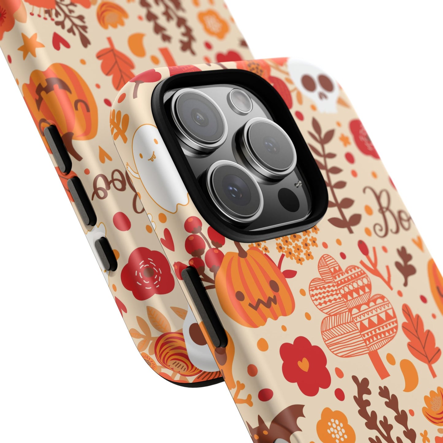 Autumn Phone Case - Cozy Fall Vibes, Pumpkin Decor, Halloween Gift, Floral Design, Seasonal Aesthetic