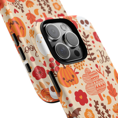 Autumn Phone Case - Cozy Fall Vibes, Pumpkin Decor, Halloween Gift, Floral Design, Seasonal Aesthetic