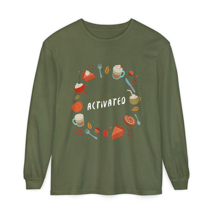Autumn Vibes Long Sleeve T-Shirt, Cozy Fall Shirt, Unisex Fall Apparel, Thanksgiving Gift, Seasonal Fashion - MaisonThreadory