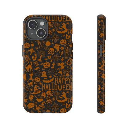 Halloween Phone Case, Tough Cases with Spooky Design, Trick or Treat Accessories, Perfect for Halloween Decor, Gift for Halloween Lovers