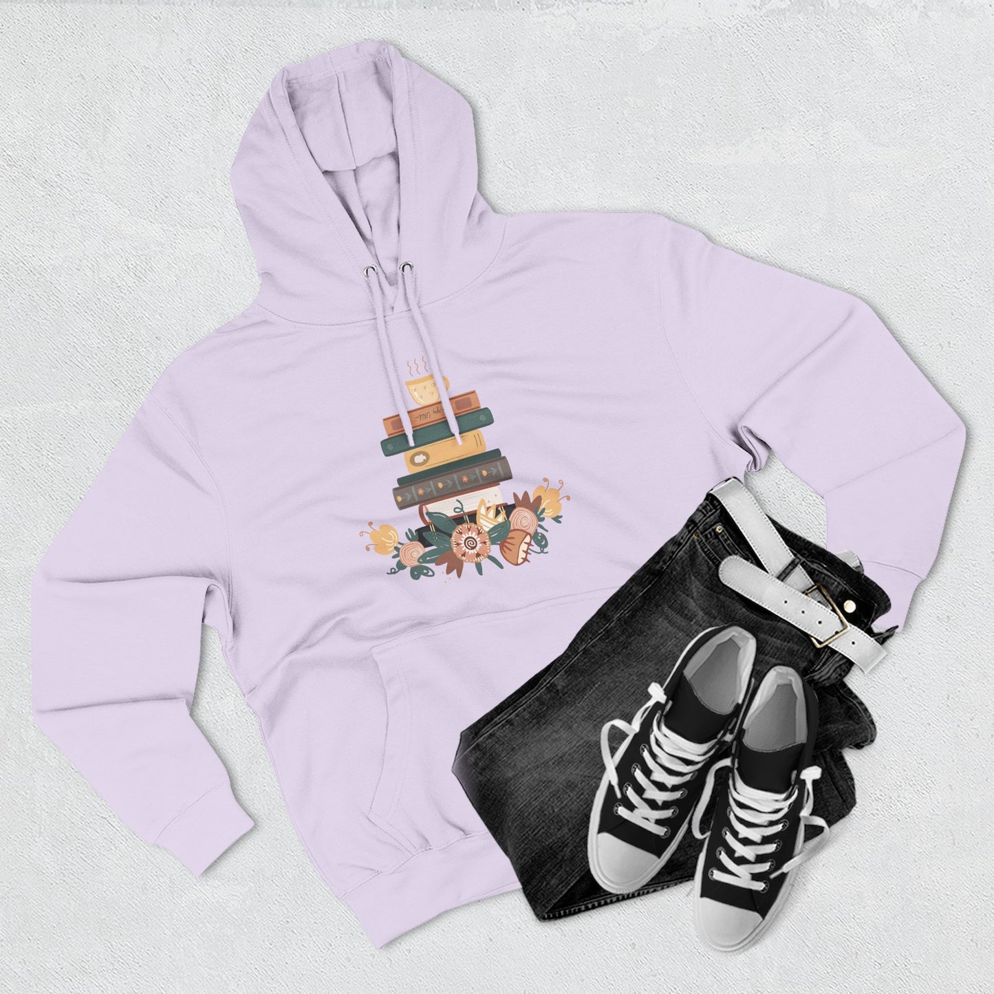 Cozy Book Lover's Hoodie | Three-Panel Fleece, Reading Gift, Literary Sweatshirt, Casual Apparel, Birthday Present, Book Club Outfit - MaisonThreadory