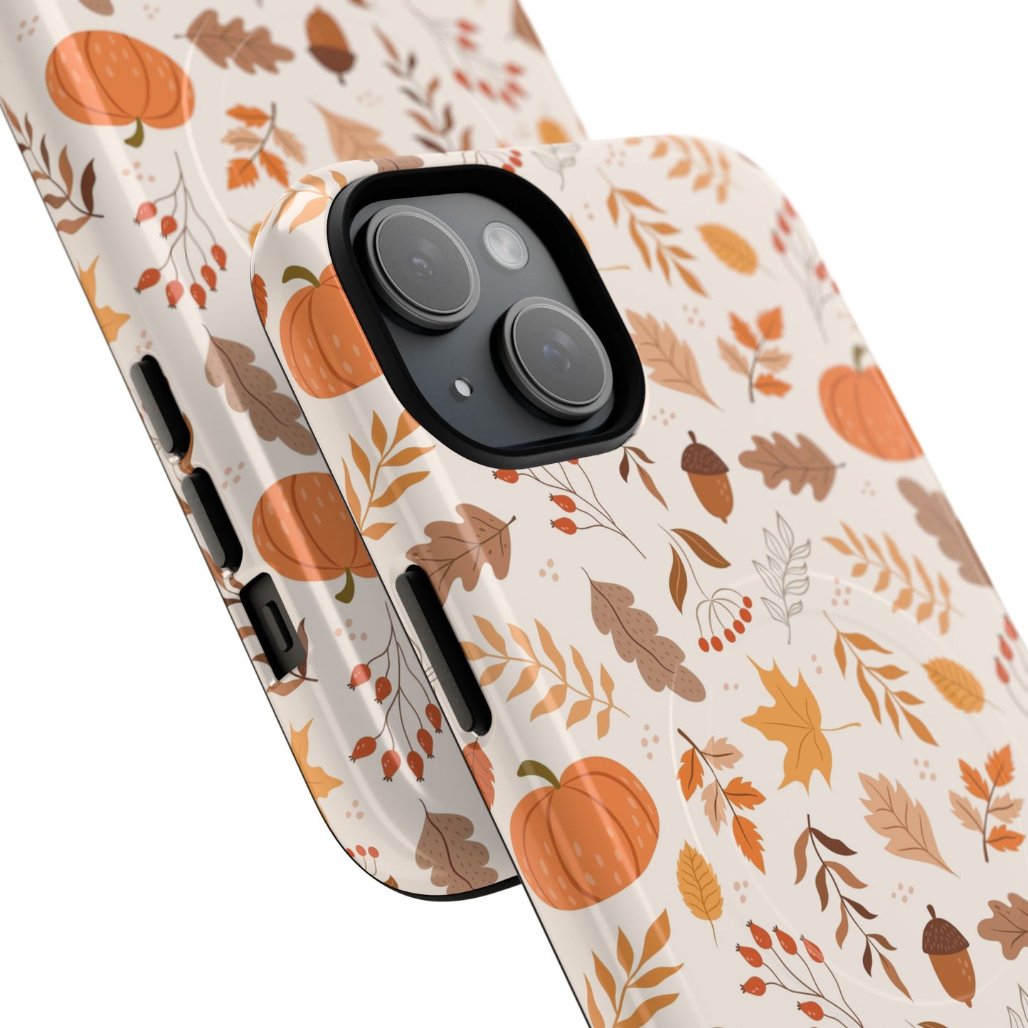 Autumn Floral Phone Case - Tough Magnetic Cases for Fall, Seasonal Accessories, Nature Lover Gifts, Cute Phone Cover, Unique Phone Case - MaisonThreadory