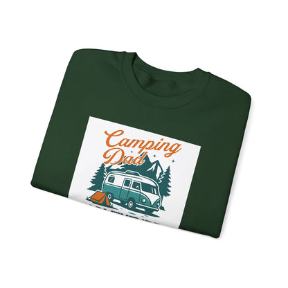 Unisex Camping Adventure Sweatshirt, Cozy Outdoor Apparel, Gift for Dads, Camping Enthusiasts, Father's Day, Weekend Getaway - MaisonThreadory