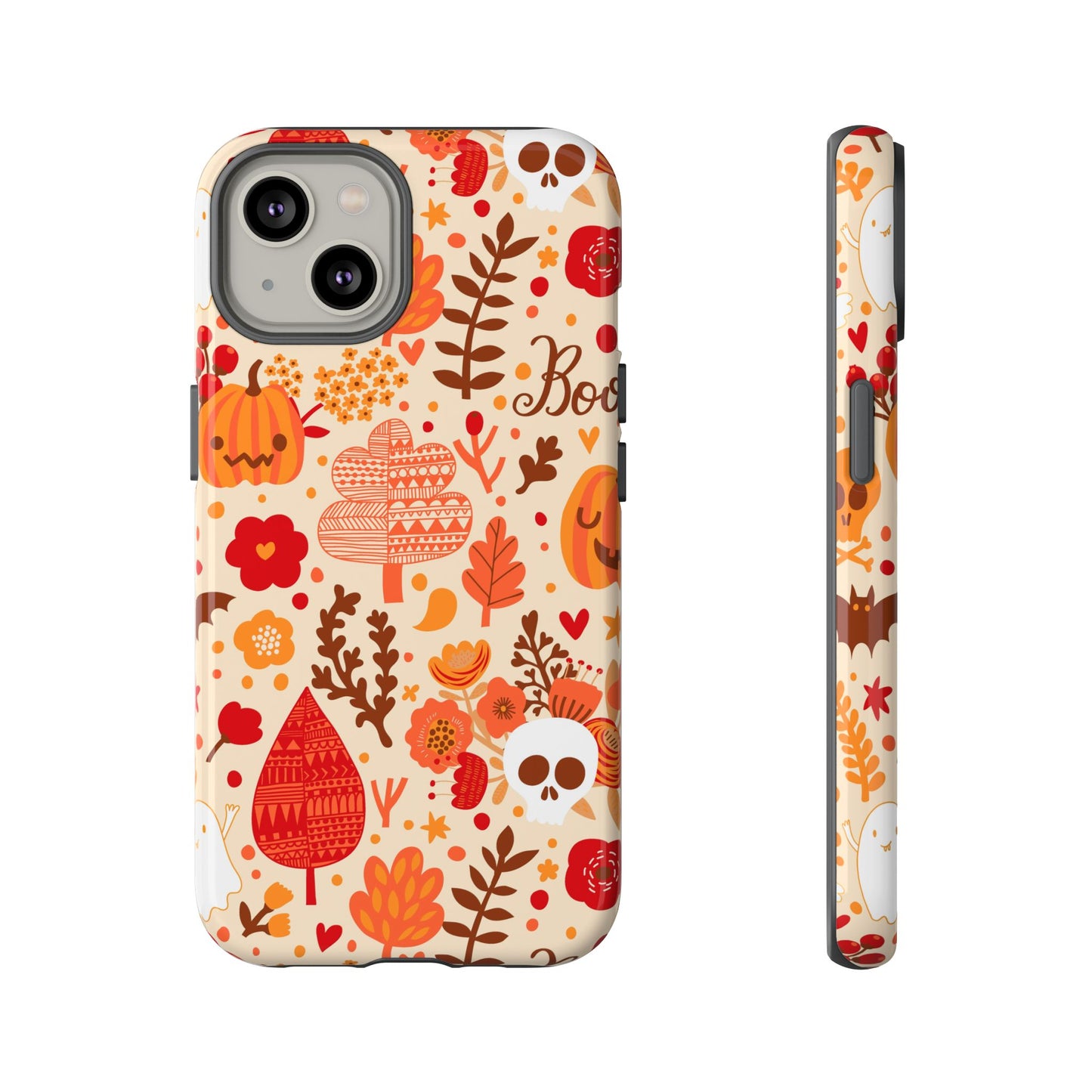 Autumn Phone Case - Cozy Fall Vibes, Pumpkin Decor, Halloween Gift, Floral Design, Seasonal Aesthetic