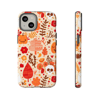 Autumn Phone Case - Cozy Fall Vibes, Pumpkin Decor, Halloween Gift, Floral Design, Seasonal Aesthetic
