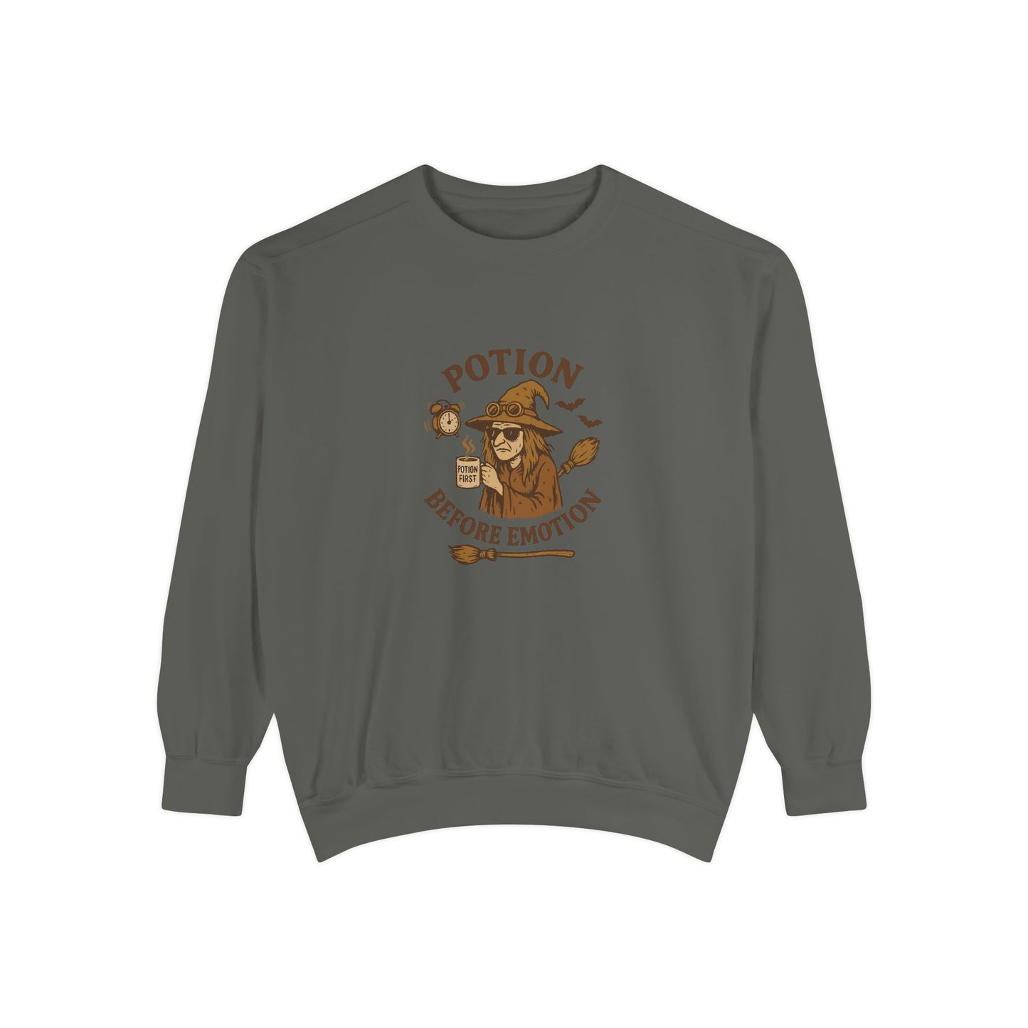Potion Before Emotion Sweatshirt | Unisex Magical Sweatshirt for Cozy Days, Witchy Gifts, Halloween Apparel, Birthday Present, [...] - MaisonThreadory