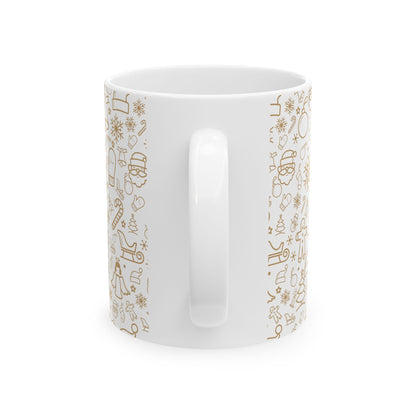 Festive Holiday Ceramic Mug, Cute Christmas Gift for Coffee Lovers, Winter Wonderland Drinkware, Perfect for Hot Cocoa, Ideal for [...]