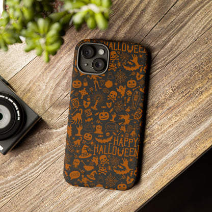 Halloween Phone Case, Tough Cases with Spooky Design, Trick or Treat Accessories, Perfect for Halloween Decor, Gift for Halloween Lovers
