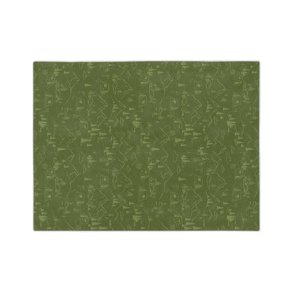 Cozy Nature-Inspired Velveteen Microfiber Blanket | Perfect for Camping, Relaxing, Gift for Nature Lovers, Home Decor, Travel - MaisonThreadory