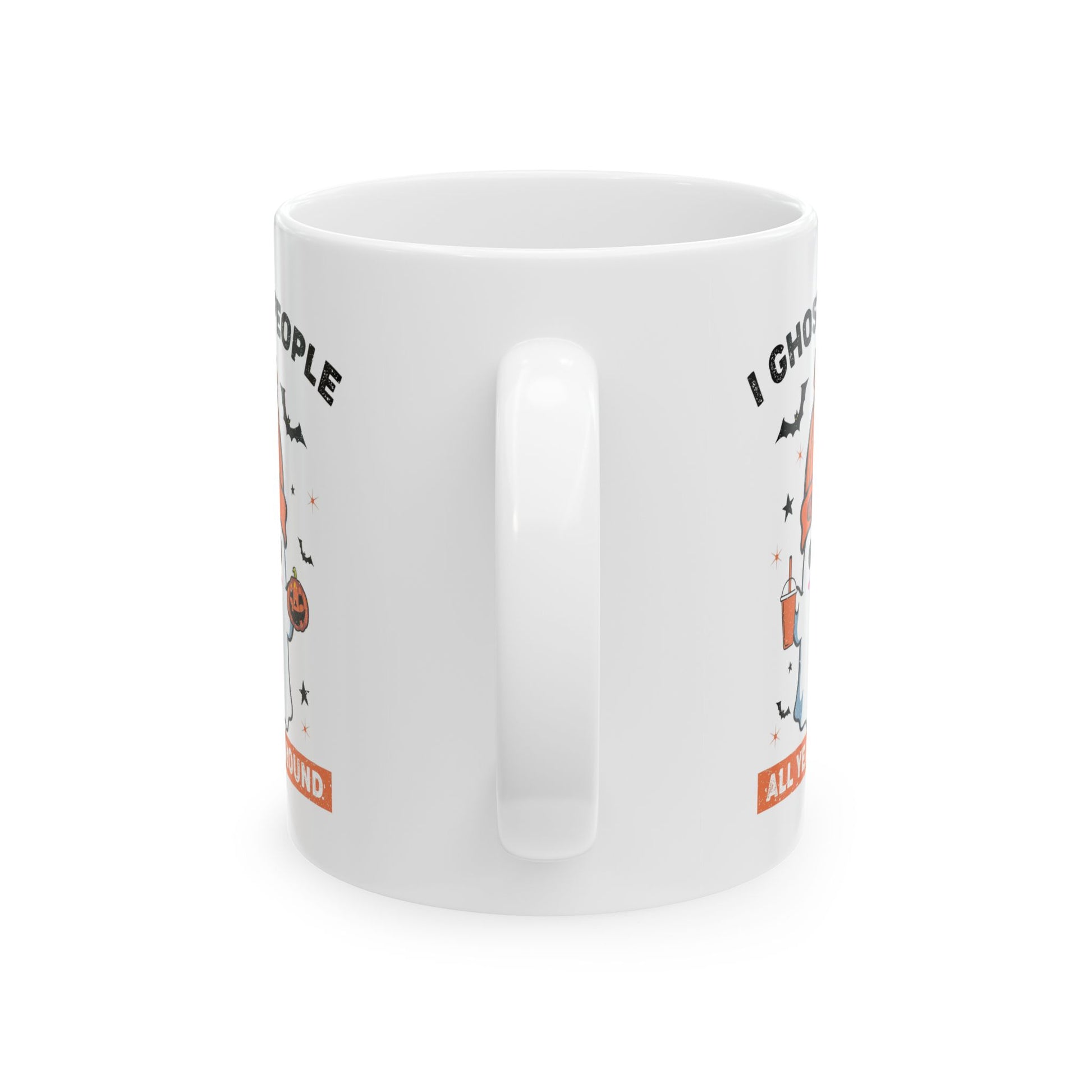 Spooky Season Ceramic Mug, Halloween Gift, Funny Coffee Cup, Ghoulish Drinkware, Fall Decor, Witchy Vibes - MaisonThreadory