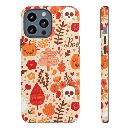 Autumn Phone Case - Cozy Fall Vibes, Pumpkin Decor, Halloween Gift, Floral Design, Seasonal Aesthetic