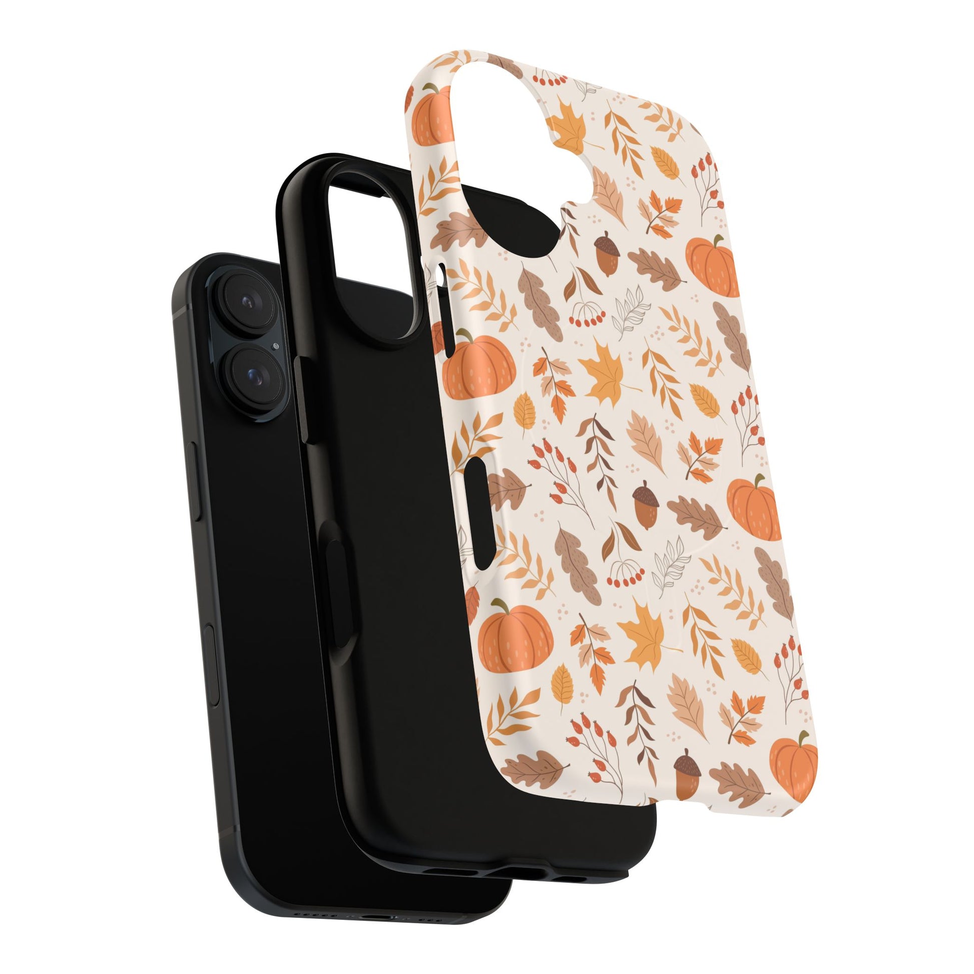 Autumn Floral Phone Case - Tough Magnetic Cases for Fall, Seasonal Accessories, Nature Lover Gifts, Cute Phone Cover, Unique Phone Case - MaisonThreadory