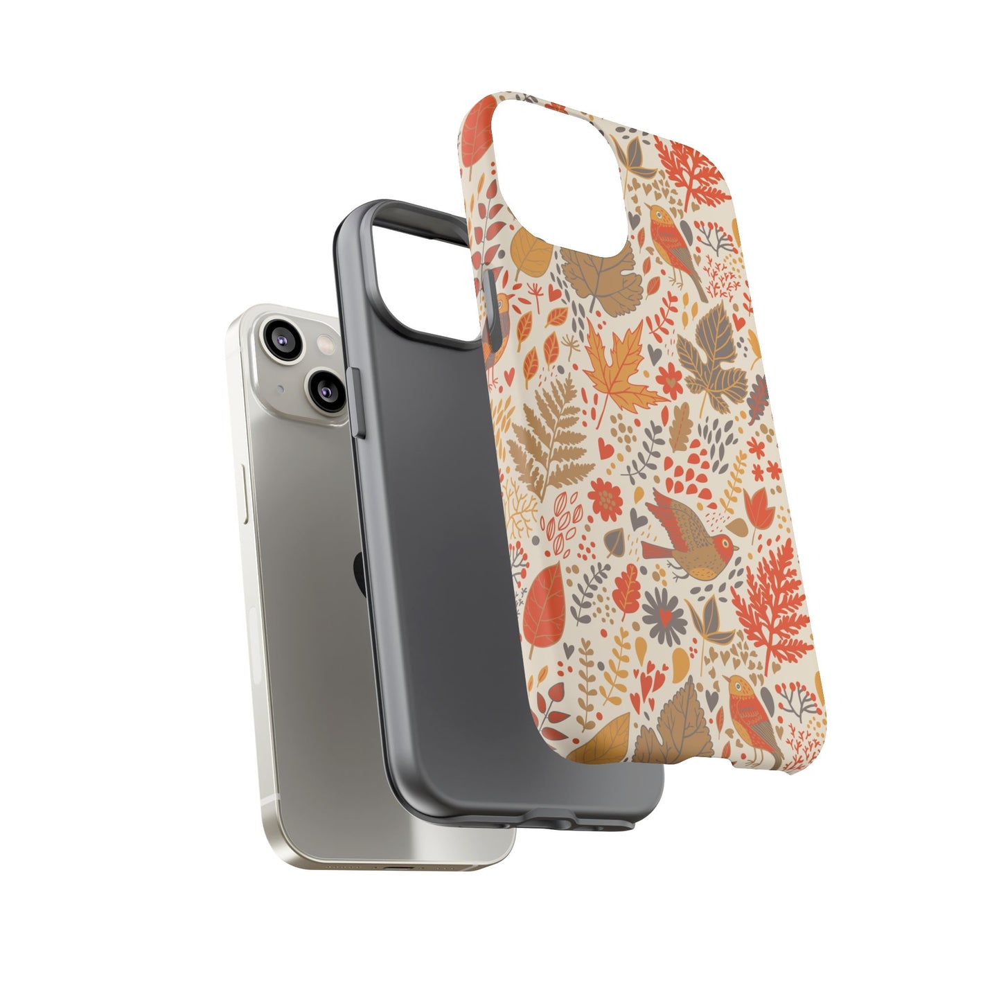 Floral Phone Case - Tough Cases for Nature Lovers, Stylish Cover, Nature-Themed Gift, Phone Accessories, Fall Aesthetic