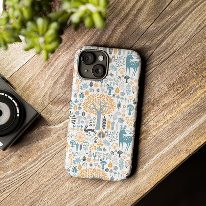 Nature-Inspired Phone Case, Durable Protective Cover, Bohemian Phone Accessory, Symbol of Strength, Eco-Friendly Gift