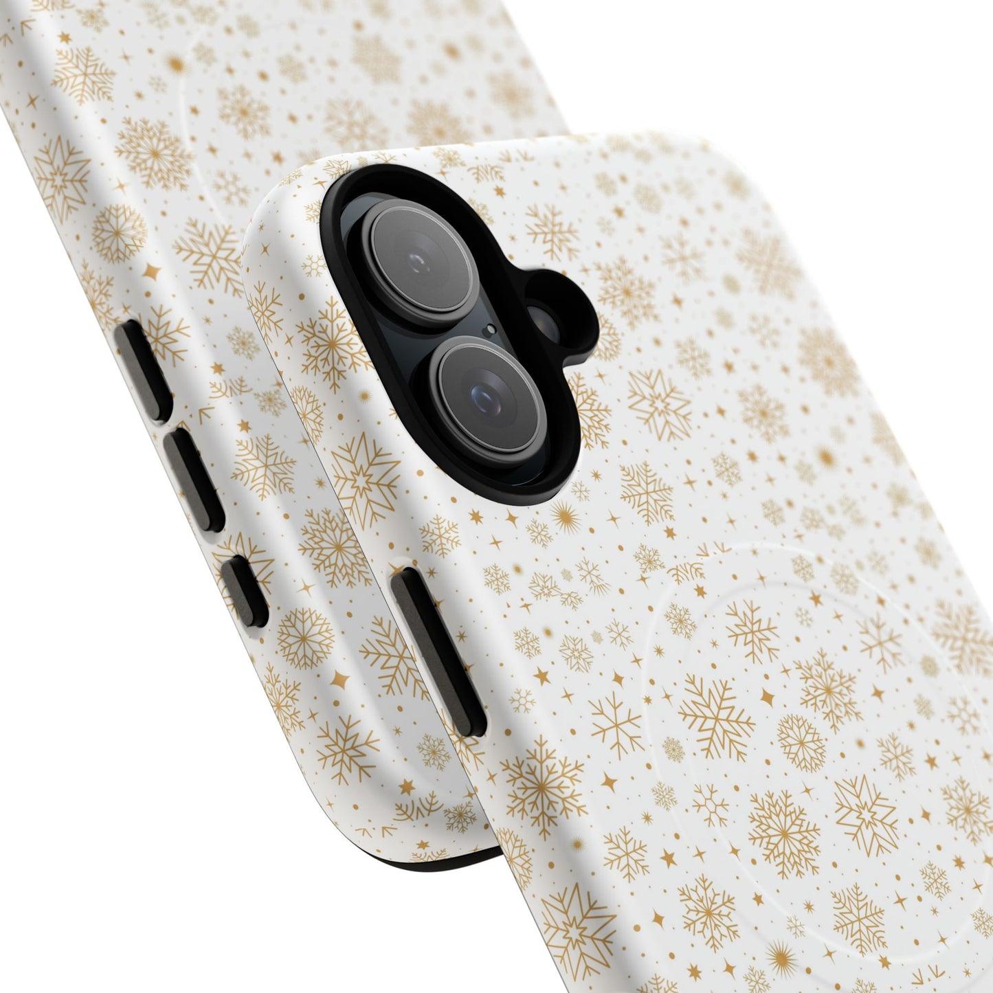 Festive Snowflake Phone Cases for Winter, Holiday Gift, Sleek Design, Winter Accessories, Durable Protection - MaisonThreadory