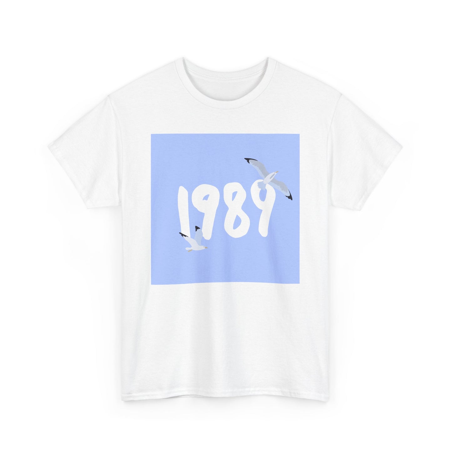 1989 Vintage Unisex Heavy Cotton Tee, Casual Shirt, Gift for Music Lovers, Classic Graphic Tee, Music Celebration Apparel - MaisonThreadory