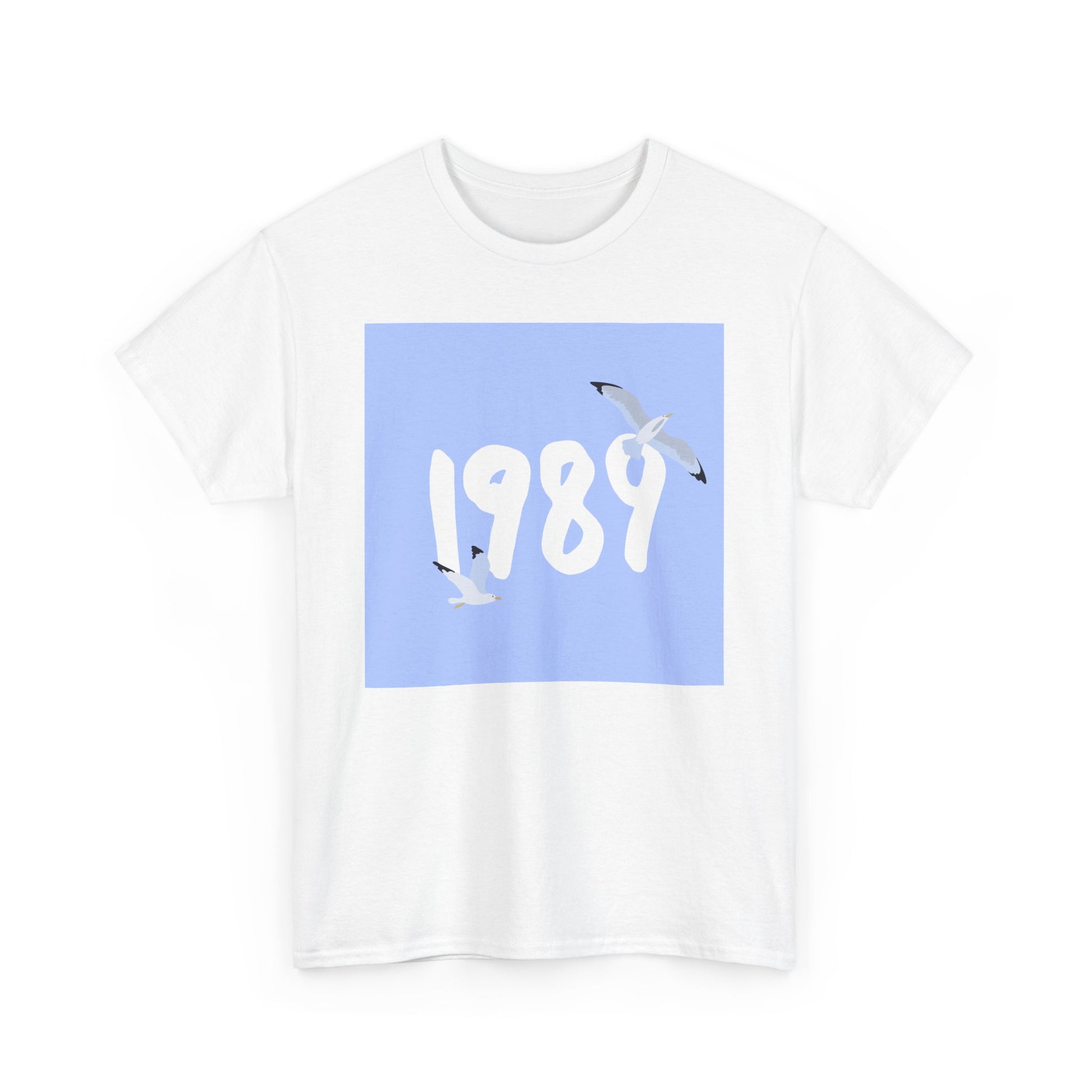 1989 Vintage Unisex Heavy Cotton Tee, Casual Shirt, Gift for Music Lovers, Classic Graphic Tee, Music Celebration Apparel - MaisonThreadory