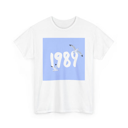 1989 Vintage Unisex Heavy Cotton Tee, Casual Shirt, Gift for Music Lovers, Classic Graphic Tee, Music Celebration Apparel - MaisonThreadory