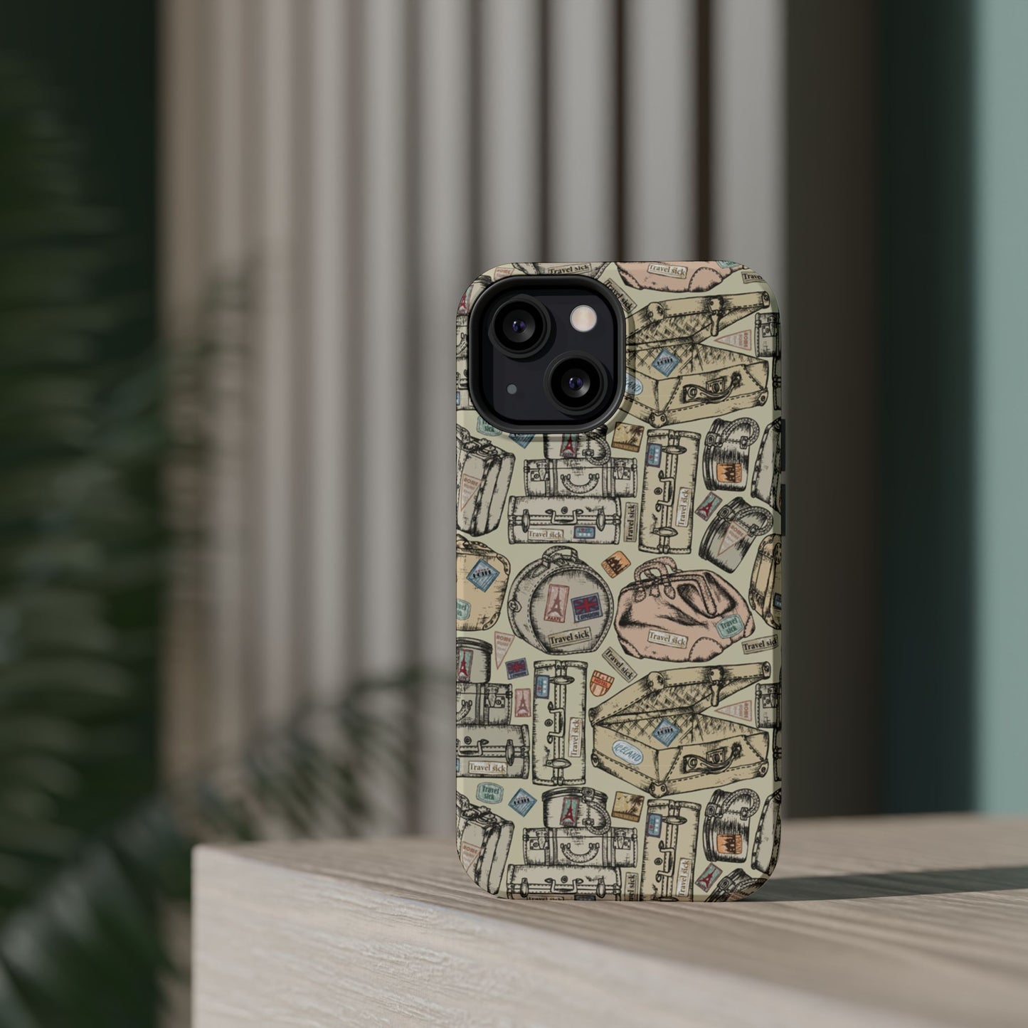 Travel-Inspired Magnetic Tough Cases, Unique Phone Accessories, Perfect for Adventurers, Great Gift for Travelers or Holidays