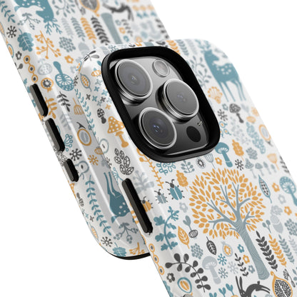 Nature-Inspired Phone Case, Durable Protective Cover, Bohemian Phone Accessory, Symbol of Strength, Eco-Friendly Gift