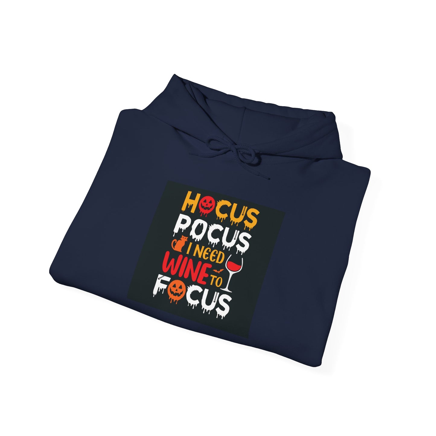 Hocus Pocus Hoodie - Halloween Sweatshirt | Wine Lovers Gift | Cozy Fall Apparel | Unisex Sweatshirt | Fun Autumn Style | Trick or [...] - MaisonThreadory