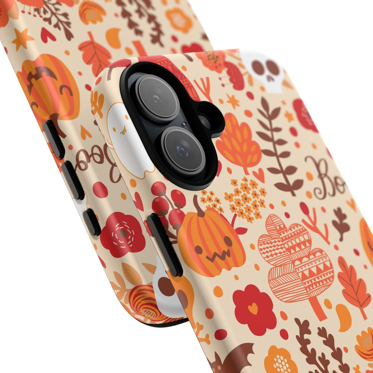 Autumn Phone Case - Cozy Fall Vibes, Pumpkin Decor, Halloween Gift, Floral Design, Seasonal Aesthetic