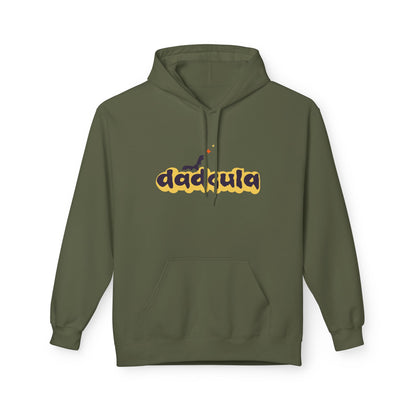 Dramatic Fleece Hoodie with Unique Design, Cozy Fall Apparel, Great for Halloween, Casual Wear, Gift for Friends - MaisonThreadory