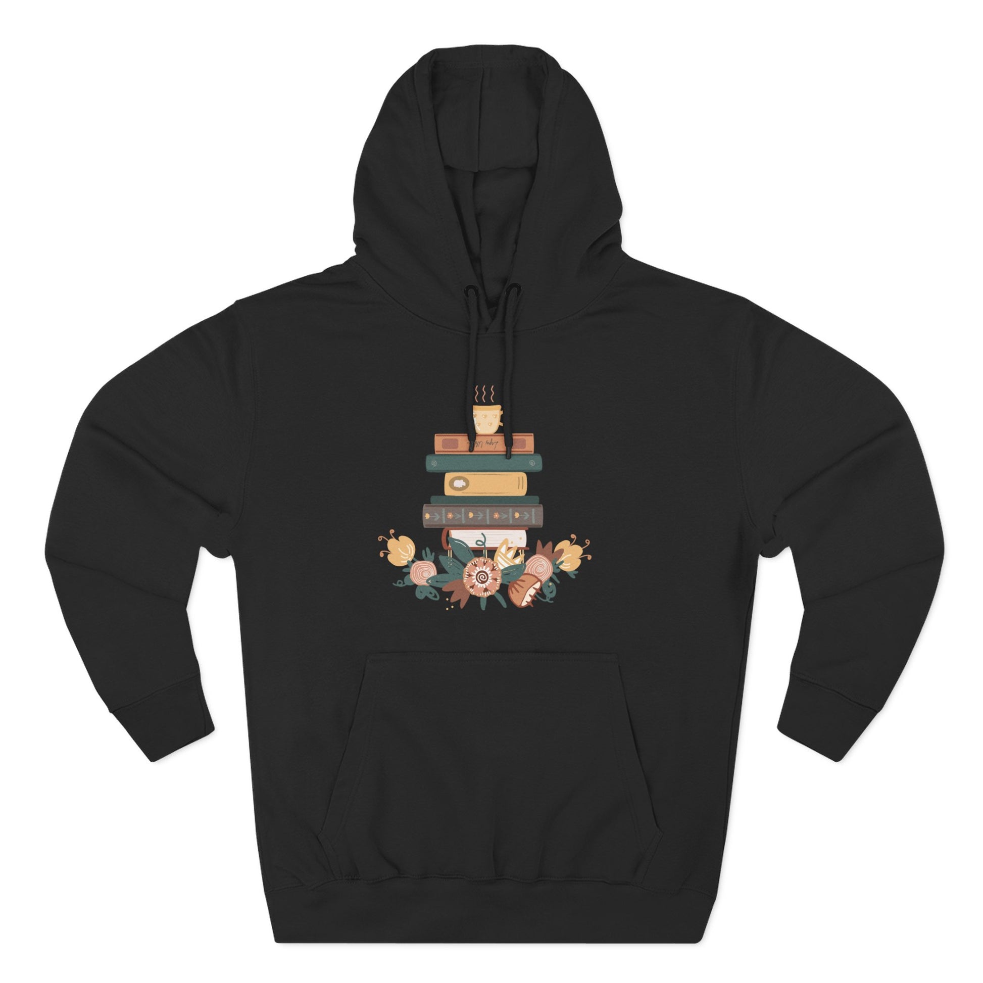 Cozy Book Lover's Hoodie | Three-Panel Fleece, Reading Gift, Literary Sweatshirt, Casual Apparel, Birthday Present, Book Club Outfit - MaisonThreadory