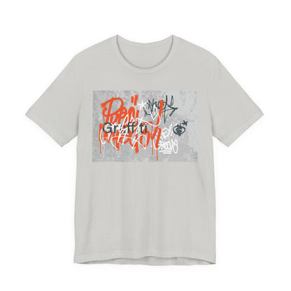 Urban Graffiti Graphic Tee, Cool Streetwear, Unisex Casual Top, Trendy Gift for Art Lovers, Stylish Outfit for Events, Art and Culture Tee - MaisonThreadory