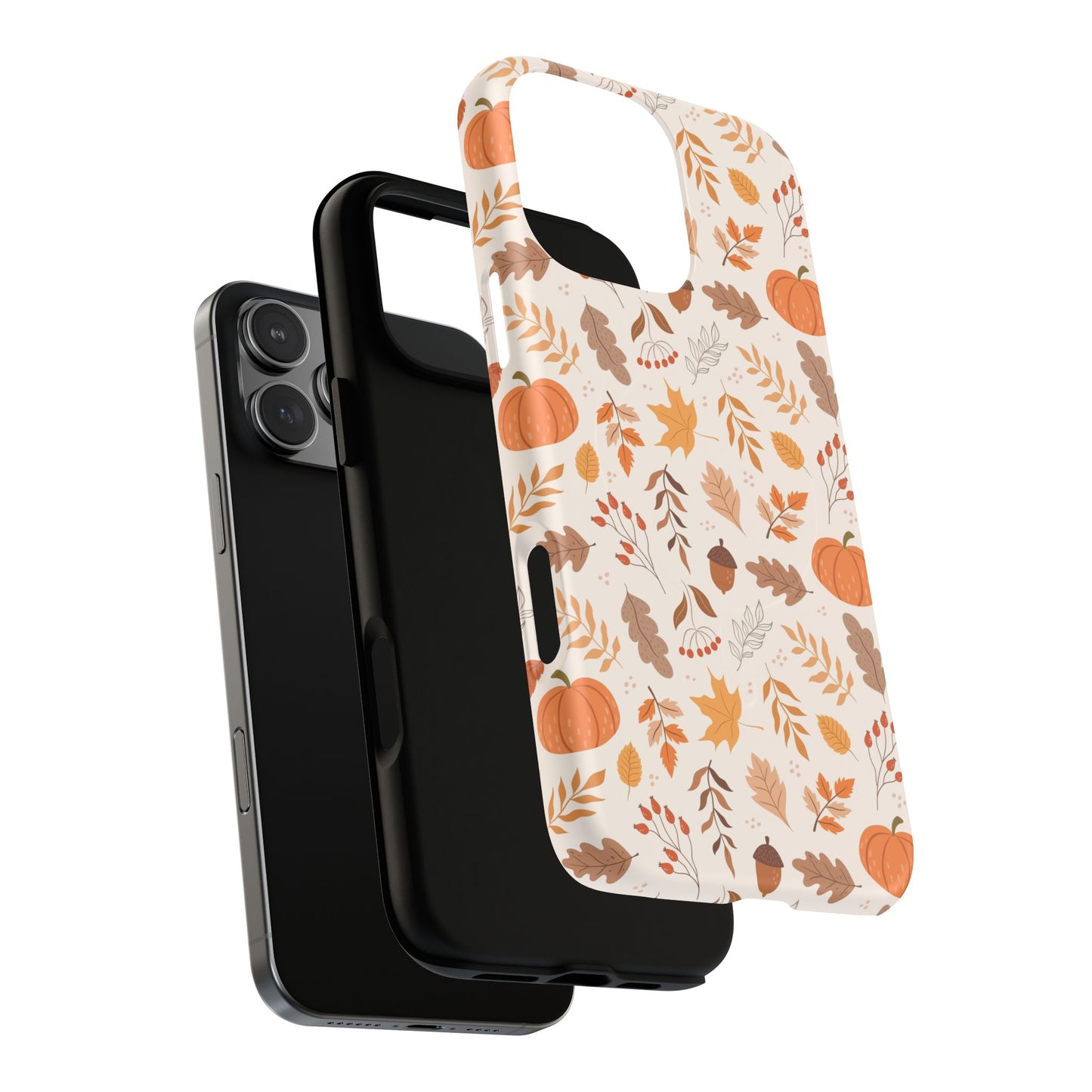 Autumn Floral Phone Case - Tough Magnetic Cases for Fall, Seasonal Accessories, Nature Lover Gifts, Cute Phone Cover, Unique Phone Case - MaisonThreadory