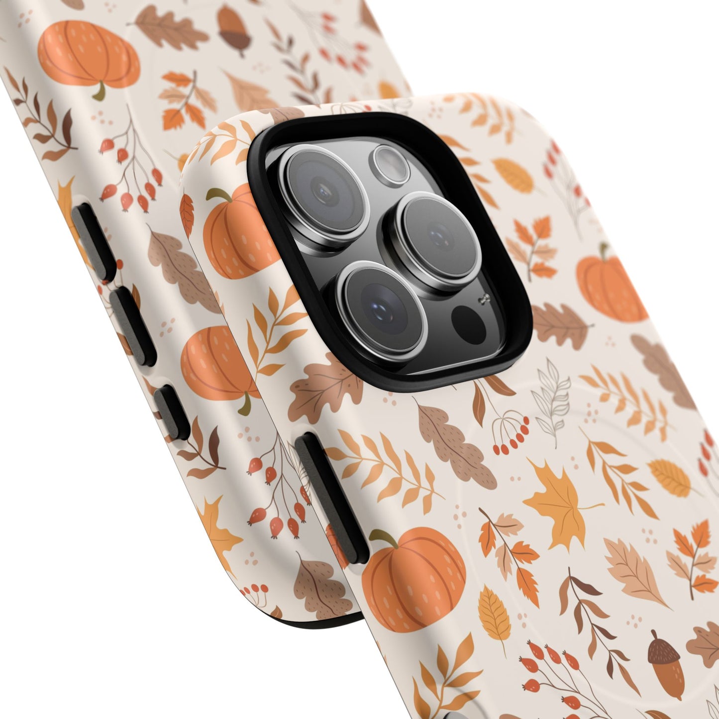 Autumn Floral Phone Case - Tough Magnetic Cases for Fall, Seasonal Accessories, Nature Lover Gifts, Cute Phone Cover, Unique Phone Case - MaisonThreadory