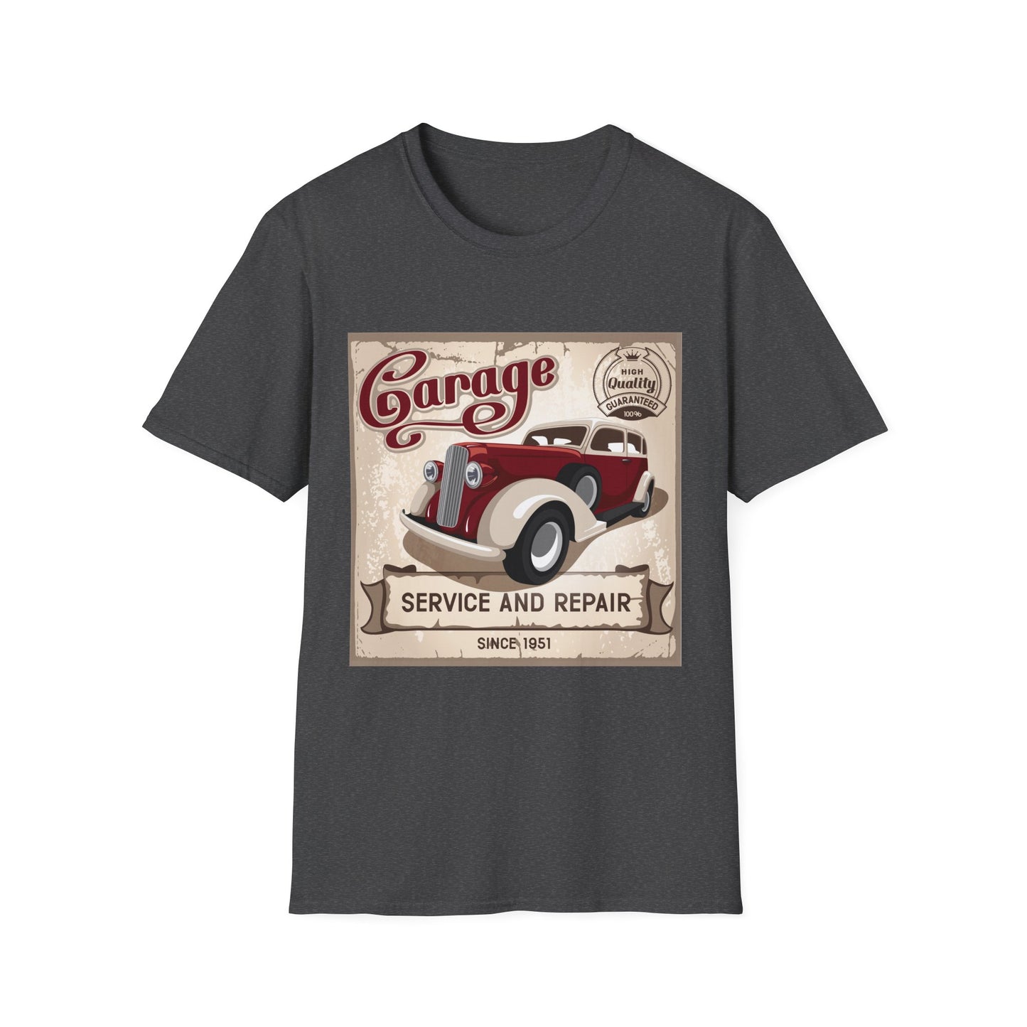 Vintage Garage Service T-Shirt, Car Lover Gift, Classic Auto Enthusiast Tee, Dad Father's Day Gift, Retro Automotive Apparel